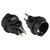 Good Connections PA-4502S Black Type B NEMA 5 15P to Type F Power Adapter