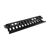 Equip 327318 19-inch 1U Cable Management Panel, Black