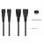 kabelmeister SK1436-S020 Black C14 to Dual C13 Y Power Cable 2m