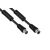 Good Connections S-PAK50S Black 50m IEC Male-to-Female Coaxial Cable with Ferrites