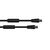 Good Connections S-PAK50S Black 50m IEC Male-to-Female Coaxial Cable with Ferrites