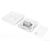 Digitus Keystone Face Plate, 1/2-Port, 80x80 mm, White