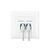 DIGITUS CAT 6A Flush Network Outlet 2× RJ45, White