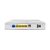 White DrayTek Vigor2136 wired base router without antennas, angled front and rear Ethernet-USB port views