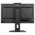 Black iiyama ProLite XB2497HSNH-B1 USB-C monitor with integrated webcam and adjustable stand