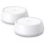 White TP-Link Deco BE22 EU Wi-Fi 7 mesh system, two-pack and Gigabit port view