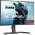 Black iiyama G-Master GB2471HS-B1 240 Hz gaming monitor with height-adjustable pivot stand