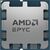 AMD EPYC 4545P AM5 tray server processor, product illustration