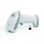 DIGITUS DA-81007 white and petrol wireless 1D/2D barcode scanner with USB receiver