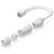 Ubiquiti Easy Cable 2-Pack: representative single extension lead with waterproof cap assembly opened to show the female RJ45 socket