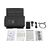 Canon imageFORMULA DR-C360 package view with AC adapter, power lead, USB Type-C cable and printed guides; regional warranty leaflets illustrative