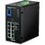 TRENDnet TI-BG5091B exact trailing-B industrial switch with eight 2.5G PoE++ ports and one empty 10G SFP+ uplink slot