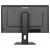 iiyama ProLite XB2792QSU-B1 rear view with height-adjustable pivot stand and video USB connections