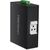 TRENDnet TI-WP100 industrial AC1200 router with four PoE+ LAN ports, Gigabit WAN, removable antennas and DIN rail bracket