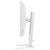 White iiyama G-Master GB2771QSU-W1 Red Eagle 27 inch Fast IPS QHD gaming monitor — side view