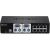 TRENDnet TK-CAT508 rear with eight dedicated CAT5 server links, two VGA and PS/2 consoles, firmware USB and 9 V input