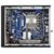 Shuttle XPC slim XB860G2 barebone mini PC, top-open interior view; CPU, RAM, storage and cards not included