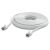 Ubiquiti UniFi Premium Outdoor Cat6a cable, 12 m, white, coiled with two shielded RJ45 plugs