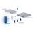 Ubiquiti G3 Intercom installation topology; other devices shown are sold separately and not included