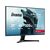 Angled view of exact iiyama G2771QS-B1 Fast IPS QHD monitor and tilt-only stand
