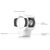 Ubiquiti Pro Bullet Enhancer White accessory, angled view; camera sold separately