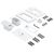 Ubiquiti UniFi G3 Reader UA-G3-W white reader and included mounting hardware
