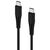 2GO 795849 black USB-C to USB-C cable with reinforced strain relief
