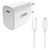 2GO 797277 white USB-C PD charger set with Lightning cable