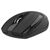 Acer MX202 black wireless mouse, front-left three-quarter view; distributor image
