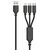 2GO 797257 3-in-1 charging cable with Micro-USB, Lightning and USB-C tips