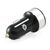 Conceptronic CUSBCAR2A Dual USB-A Car Charger, Black with Silver Trim
