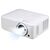 Distributor-hosted Acer Vero HL1820 image; white projector in a front three-quarter view with lens, side ventilation and promotional beam effect.