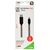 2GO 797147 retail package for Apple Lightning 8-pin cable, 100 cm, with aluminium plug housings and three-colour LED braid