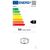 Official EPREL energy label for PHILIPS 43BDL5050D, registration 2456384; class F and 50 kWh/1000 h.