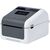 Brother TD-4455DNWB label printer, angled front/right view with LCD; optional cutter and peeler not fitted. Distributor image.