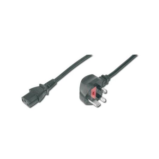 Power cable / IEC 60320 C13 (M) to BS 1363 (M)