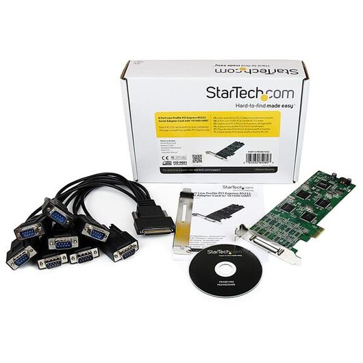 StarTech.com 8 Port Low Profile PCI Express RS232