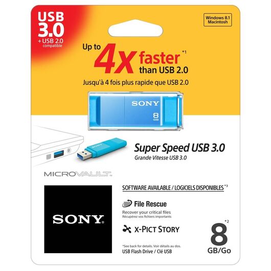 Sony-USM8GXL-Flash-memory---Readers