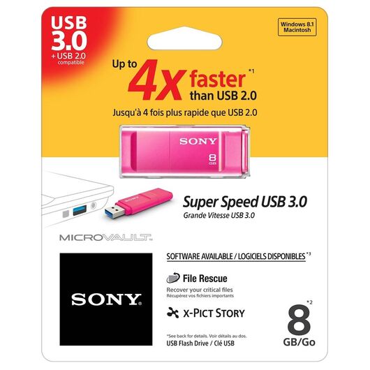 Sony-USM8GXP-Flash-memory---Readers