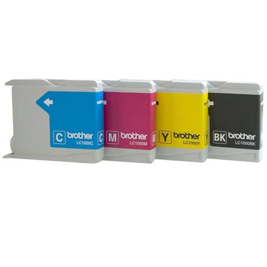 Brother LC1000 Value Pack 4-pack  | LC1000VALBPDR