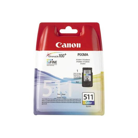 Canon CL-511 Colour (cyan, magenta, yellow) | 2972B010