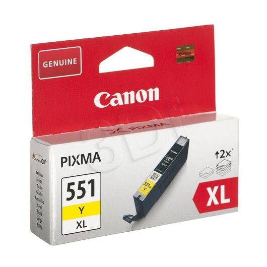 Canon CLI-551Y XL High Yield yellow original ink | 6446B001