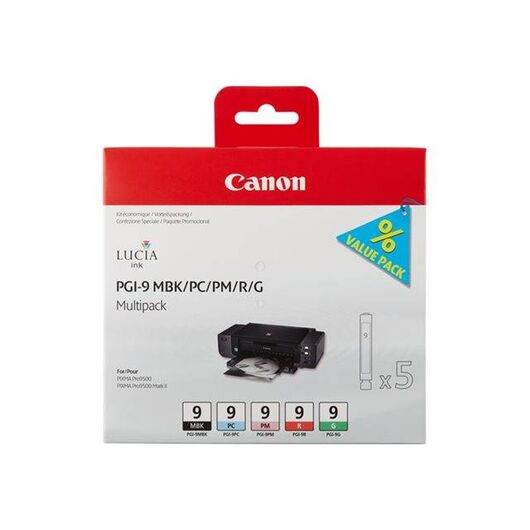 Canon PGI-9 MBKPCPMRG Multi-Pack 5-pack  | 1033B013