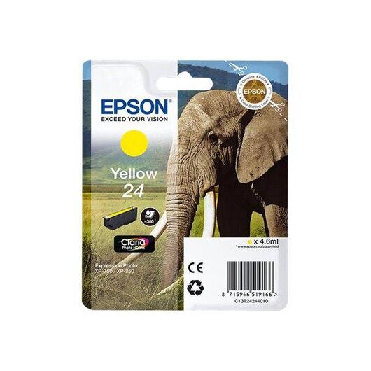 Epson 24 4.6 ml yellow original blister | C13T24244020
