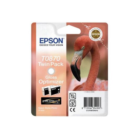 Epson T0870 2-pack 11.4 ml glossy original | C13T08704020