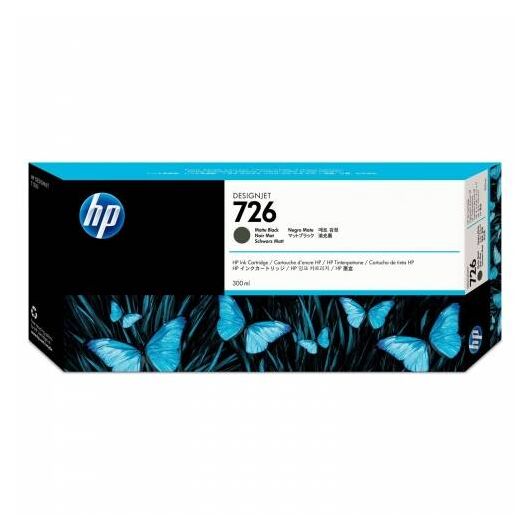 HP 726 300 ml matte black original ink cartridge | CH575A