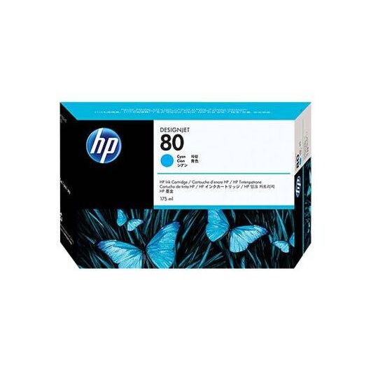 HP 80 350 ml cyan original ink cartridge | C4846A