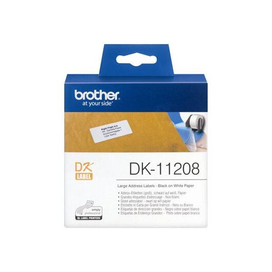 Brother DK-11208 Black on white 400) address | DK11208