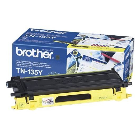 Brother TN135Y Yellow original toner cartridge  | TN135Y