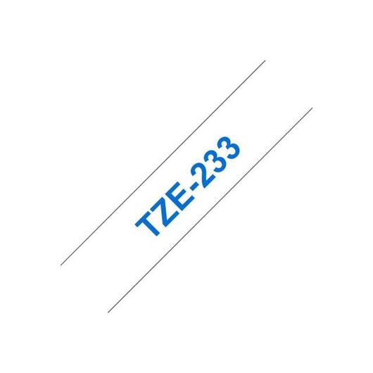 Brother TZe233 Blue on white Roll (1.2 cm x 8 m)  | TZE233
